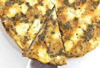 Marbled Pumpkin and Goat Cheese Frittata with Sage