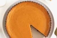 Gourmet Dark Chocolate Pumpkin Tart