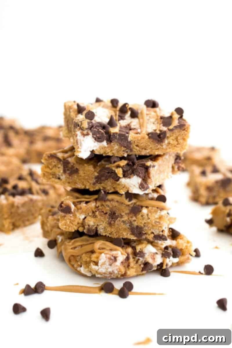 Irresistible Peanut Butter Chocolate Krispie Squares 1 featured 8130