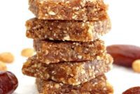 Easy 2-Ingredient Honey Nut Date Bars