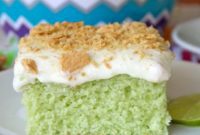 Sunshine Key Lime Sheet Cake