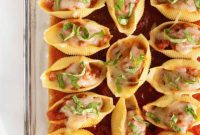 Meatball-Filled Pasta Shells