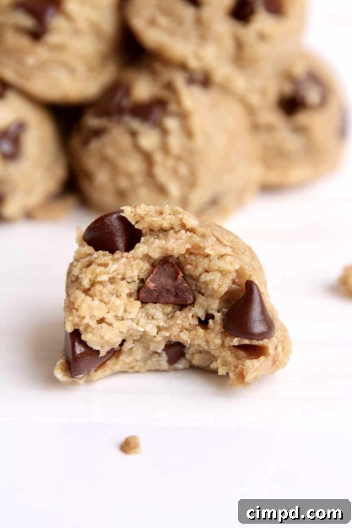 Healthy Edible Cookie Dough Bites ready for blending