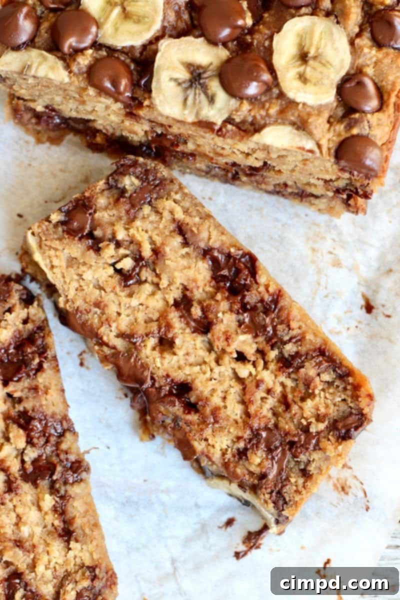 4-Ingredient Flourless Chocolate Chip Banana Bread
