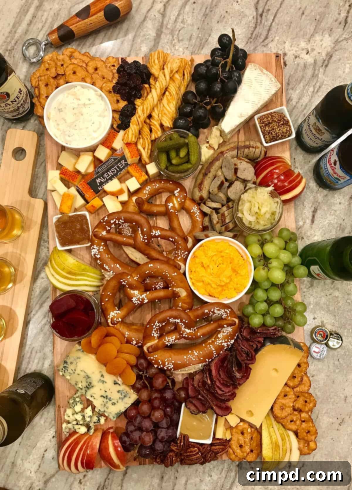 Oktoberfest Snack Board - German Beer Festival Food