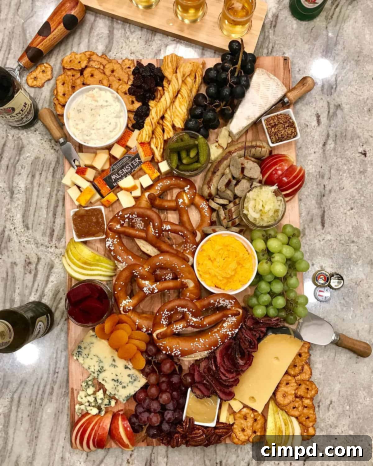 Oktoberfest Snack Board Close Up