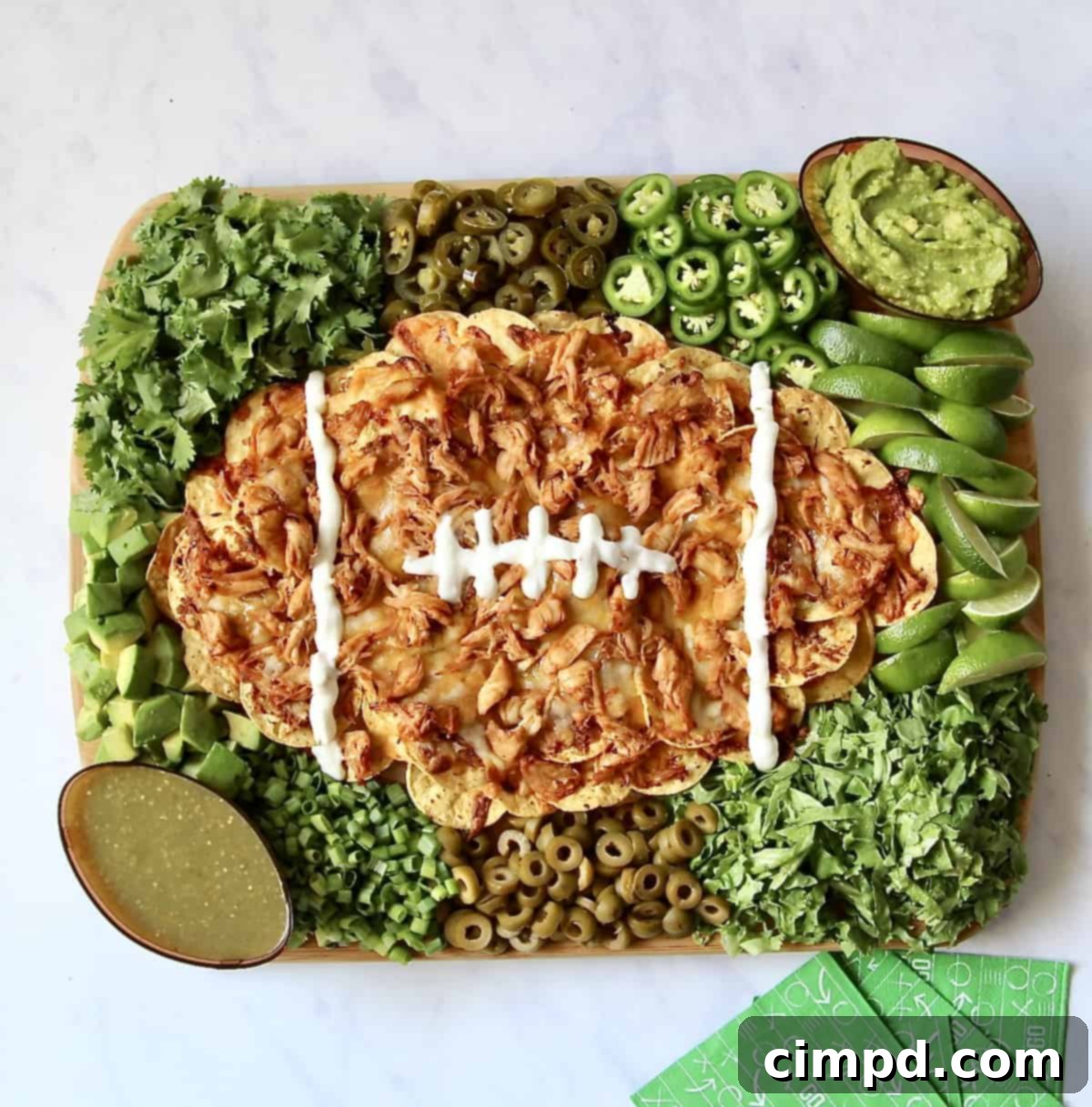 Game Day Nacho Platter 2 Football Nacho Board by The BakerMama