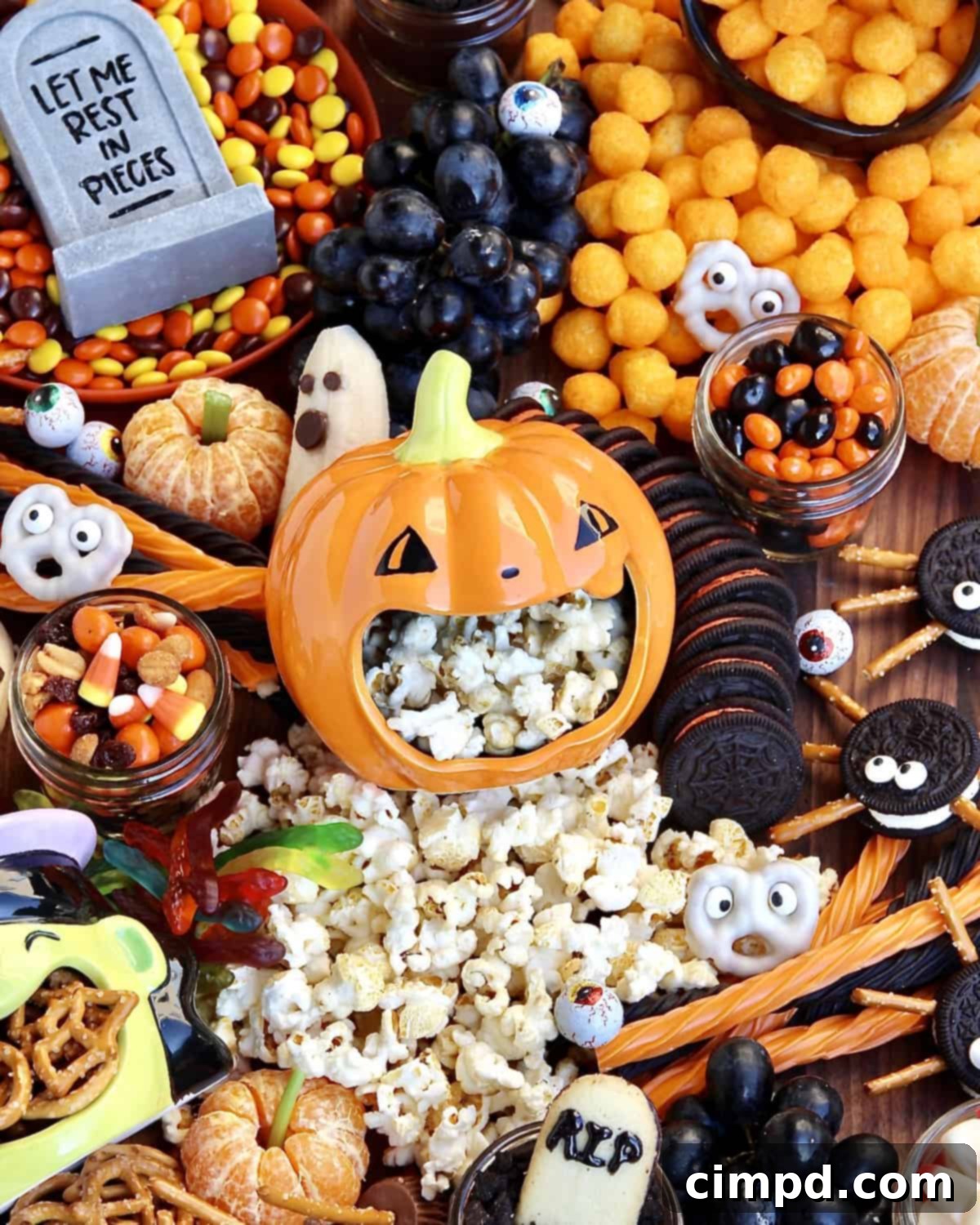 Macabre Munchies Board 3 Spooky Snack Board by The BakerMama