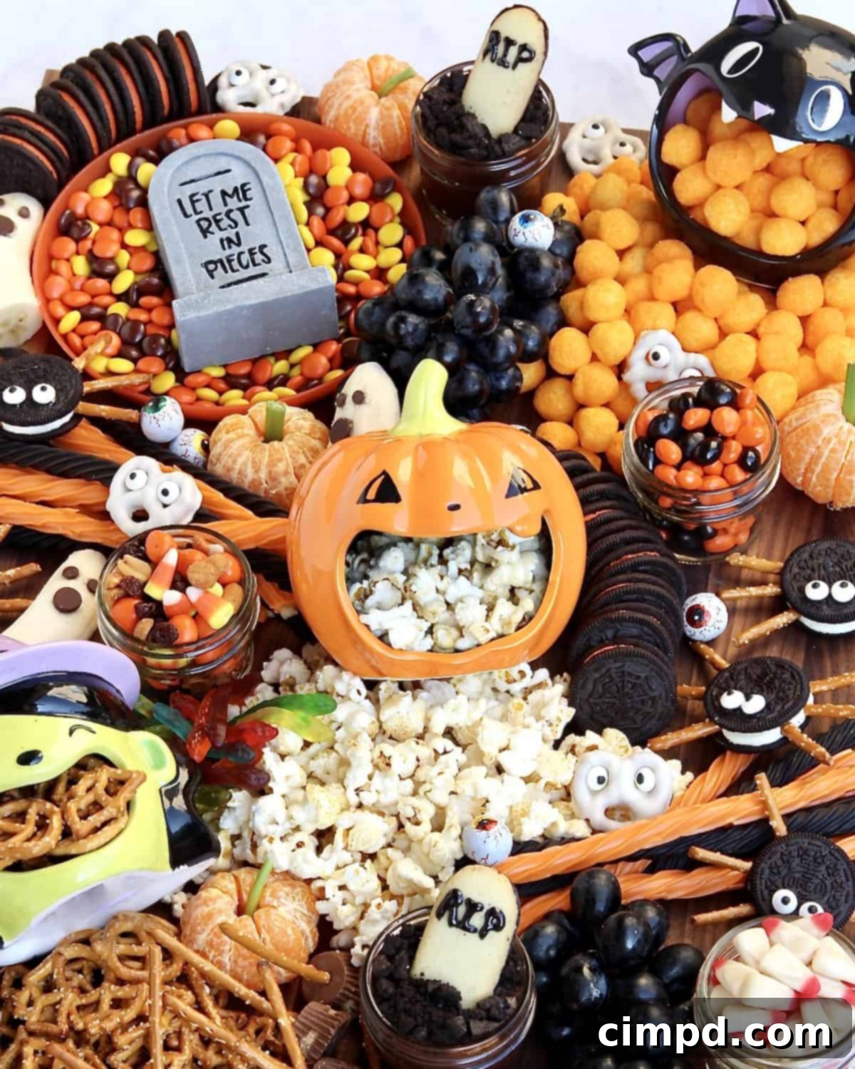 Macabre Munchies Board 9 Spooky Snack Board by The BakerMama