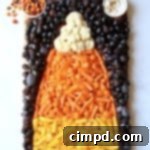 Miniature image of the Candy Corn Snack Board recipe card.