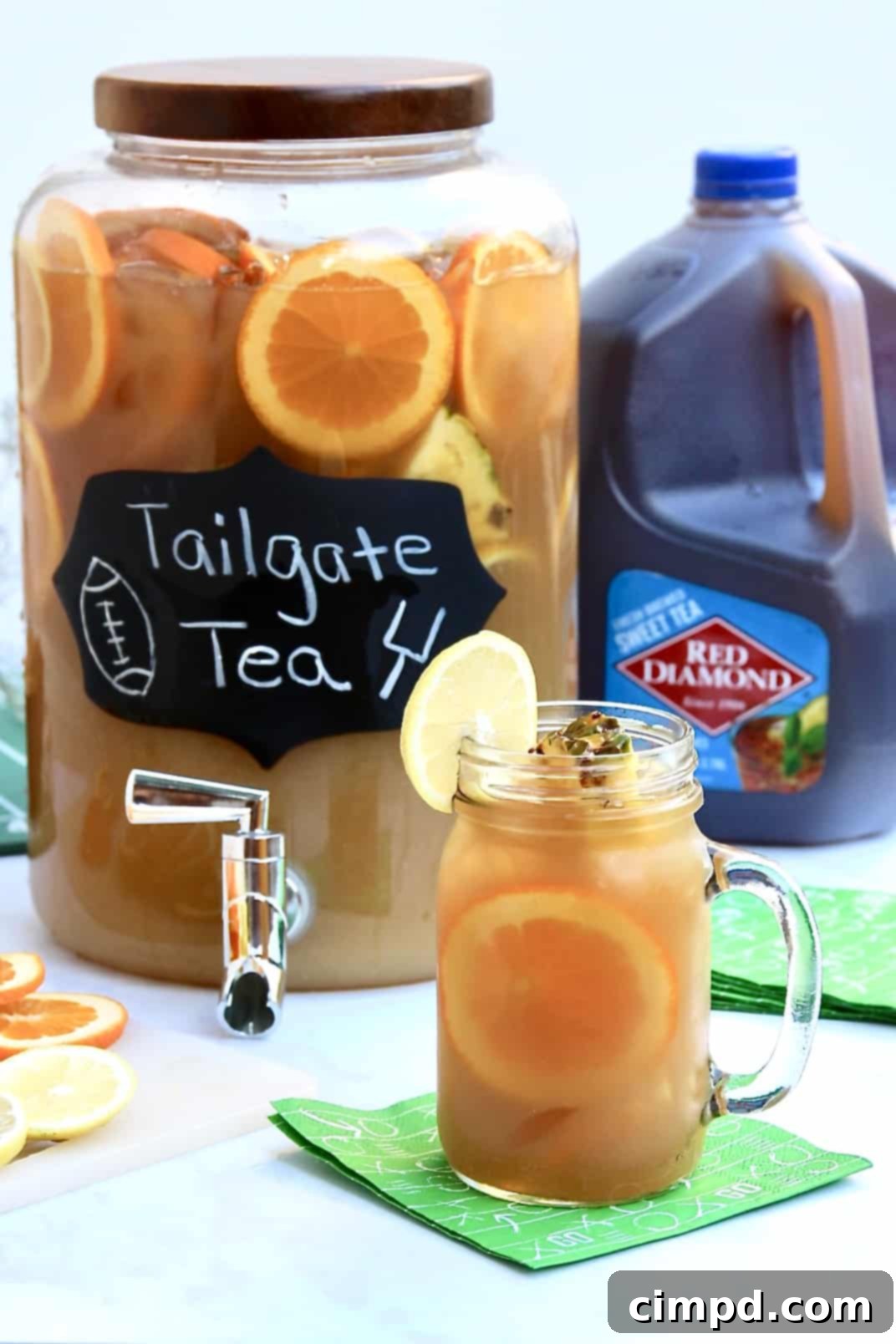 Curbside Cuppa 2 Tailgate Tea - Refreshing Game Day Cocktail