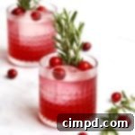 Cranberry Cheer Cocktail by The BakerMama