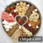Valentine's Chocolate Fondue Board