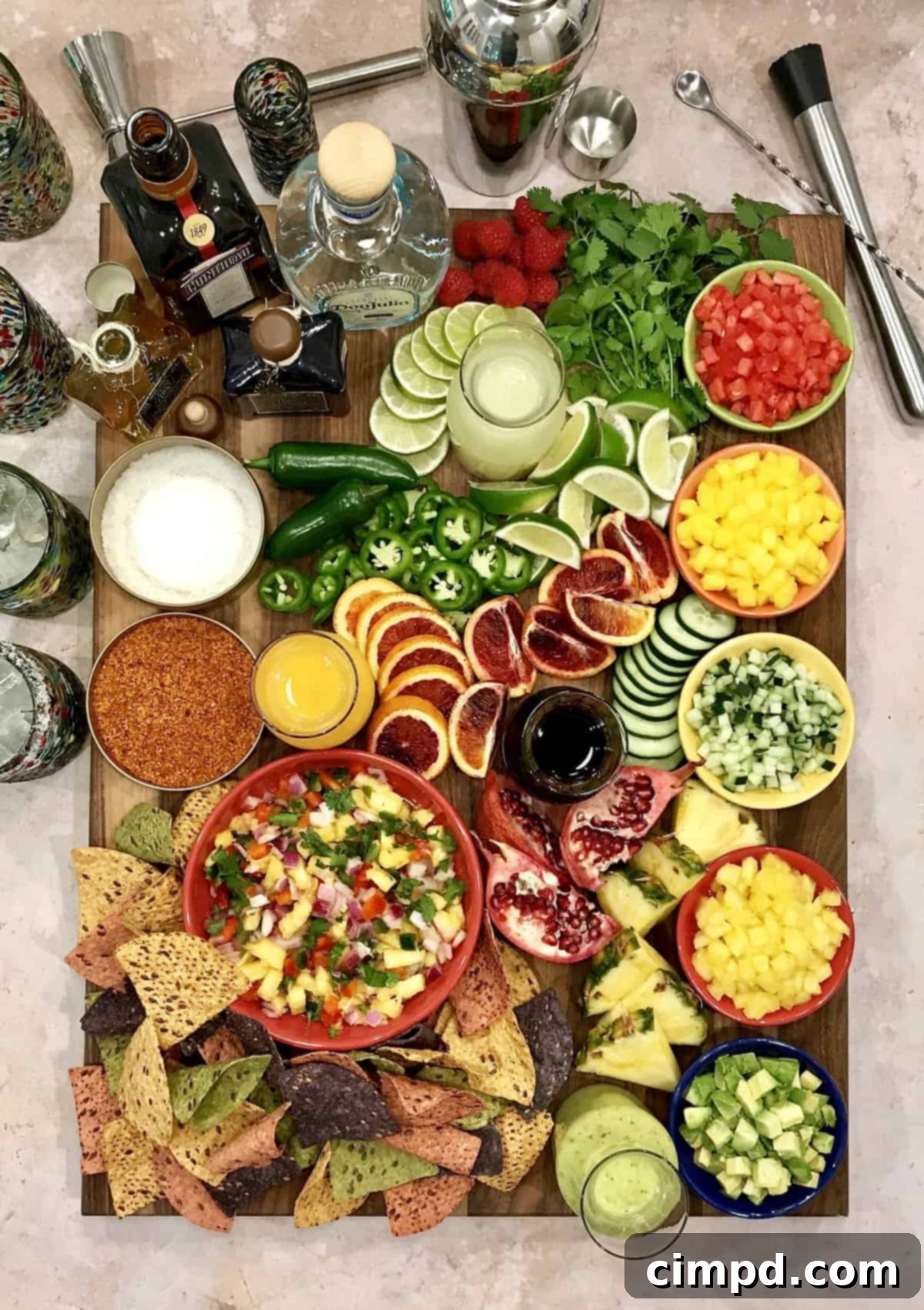 Make-Your-Own Margarita Board by The BakerMama