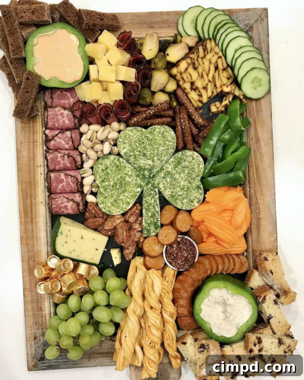 St. Patrick's Day Snack Board by The BakerMama