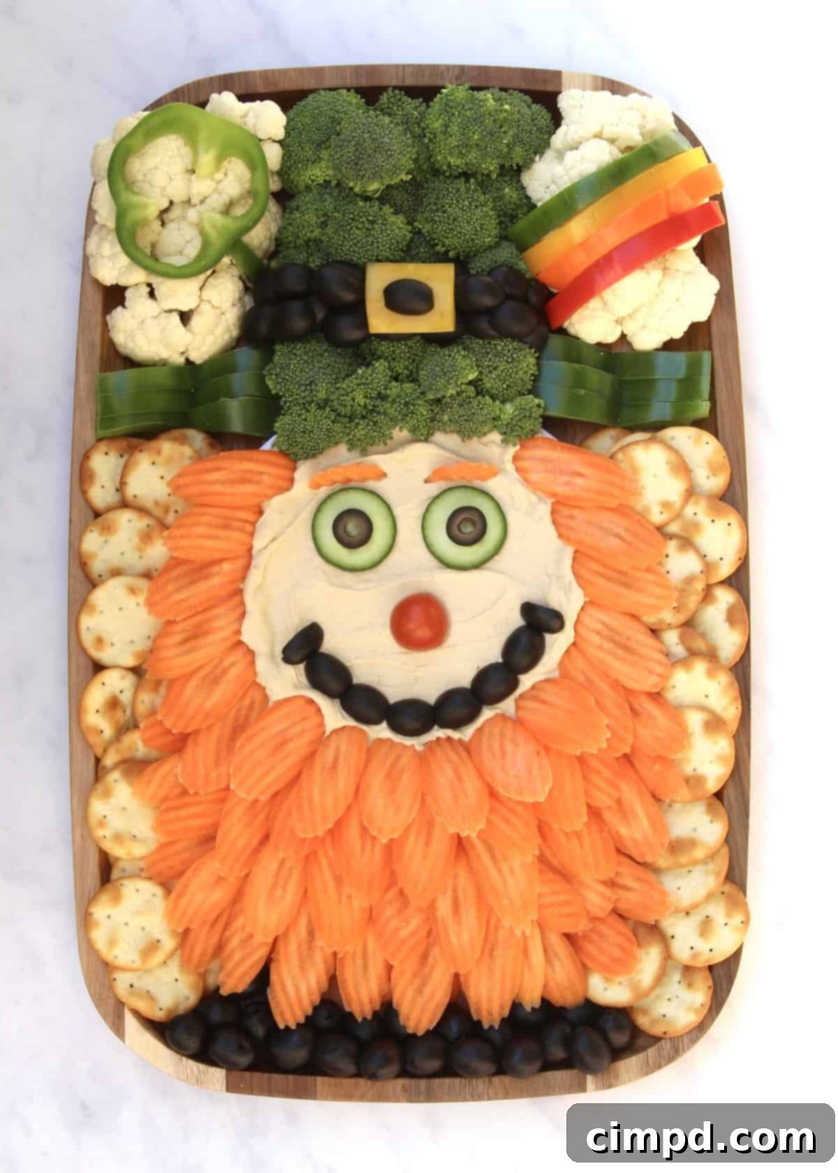 Festive Leprechaun Snack Board for St. Patrick's Day by The BakerMama