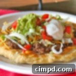 Delicious Fry Bread Tacos with vibrant toppings