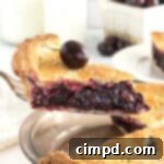 Fresh Cherry Pie by The BakerMama