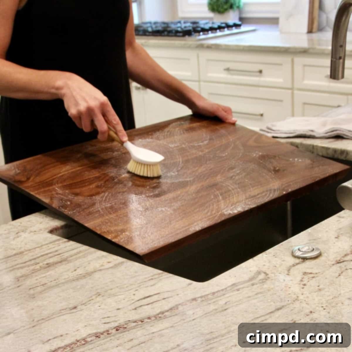 How to Clean and Care for Your Wood Board by The BakerMama