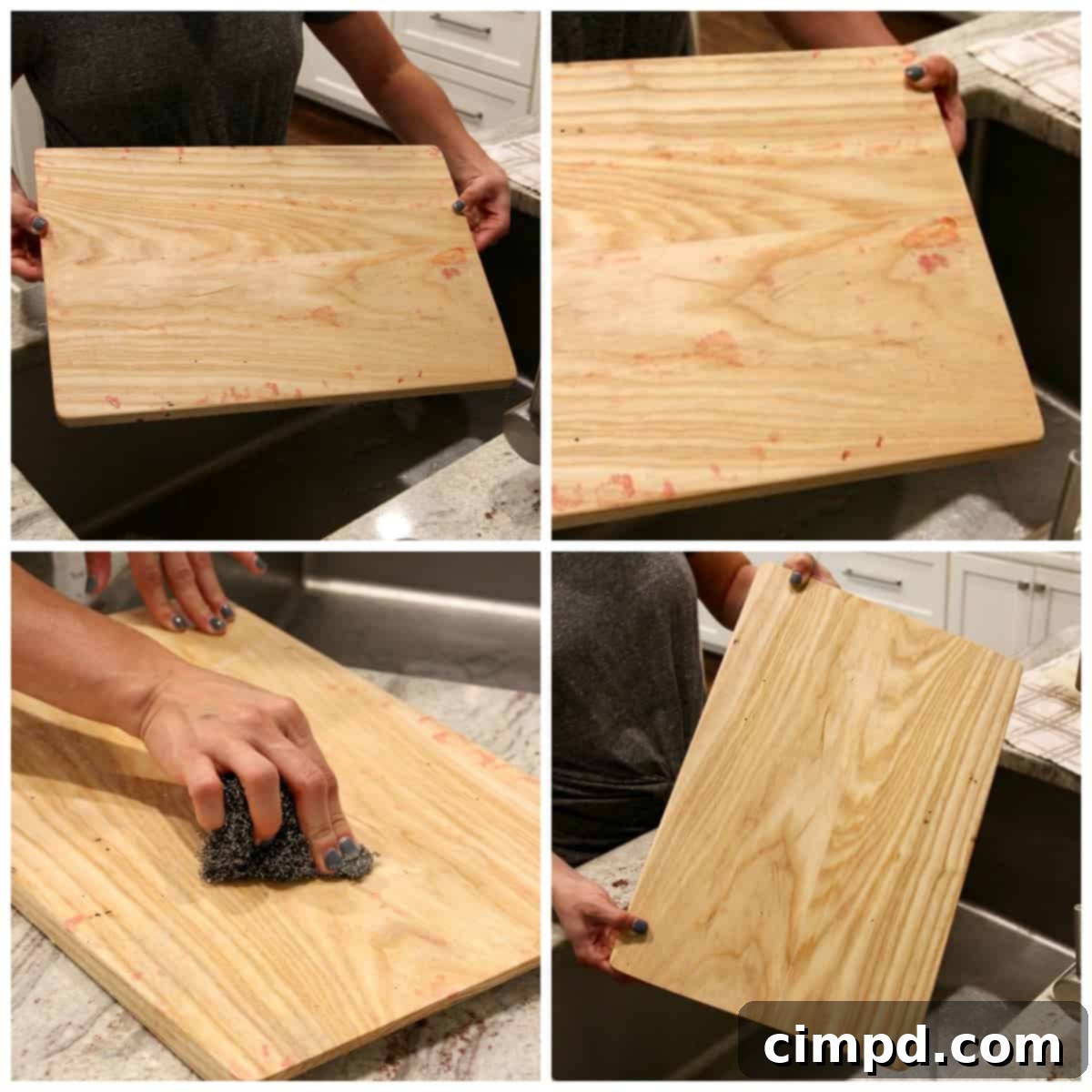 How to Clean and Care for Your Wood Board by The BakerMama