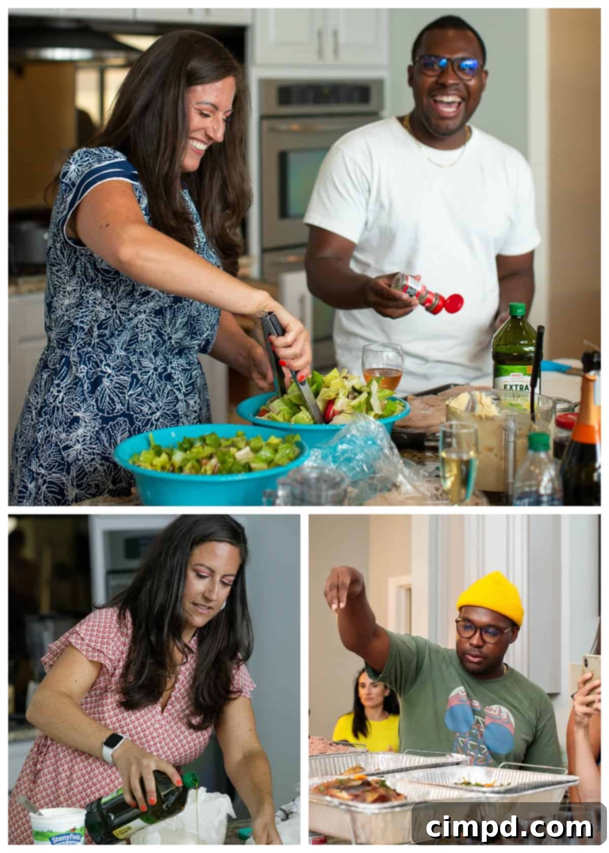 Lake Michigan Revitalize Retreat - Liz and Vince Cooking