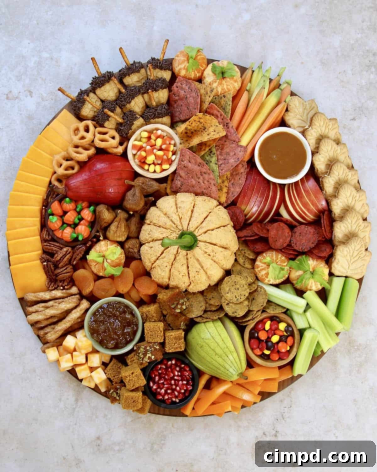 Autumn Delights Platter 2 Beautiful Fall Snack Board by The BakerMama