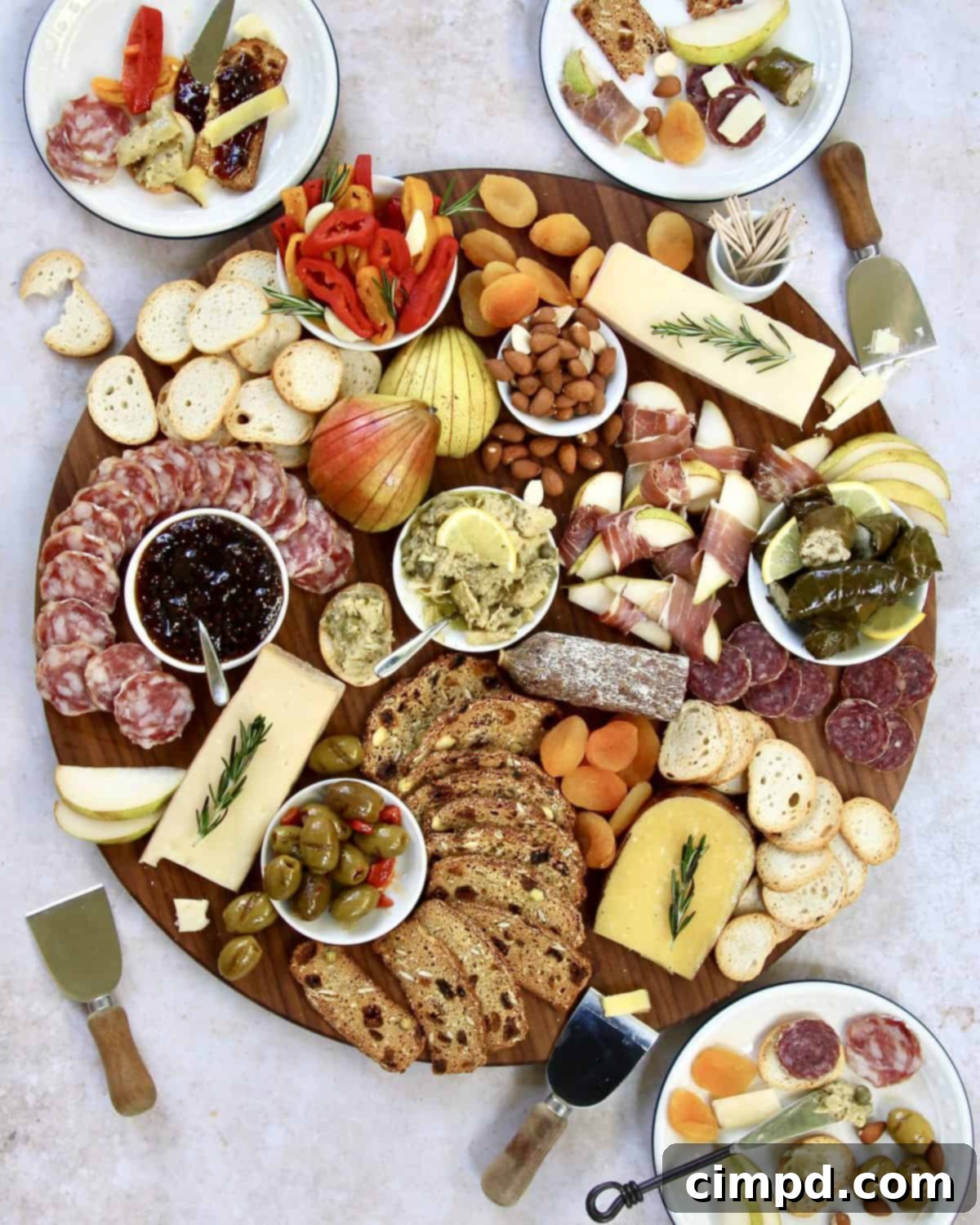 Holiday Cheese and Charcuterie Board by The BakerMama with Harry & David