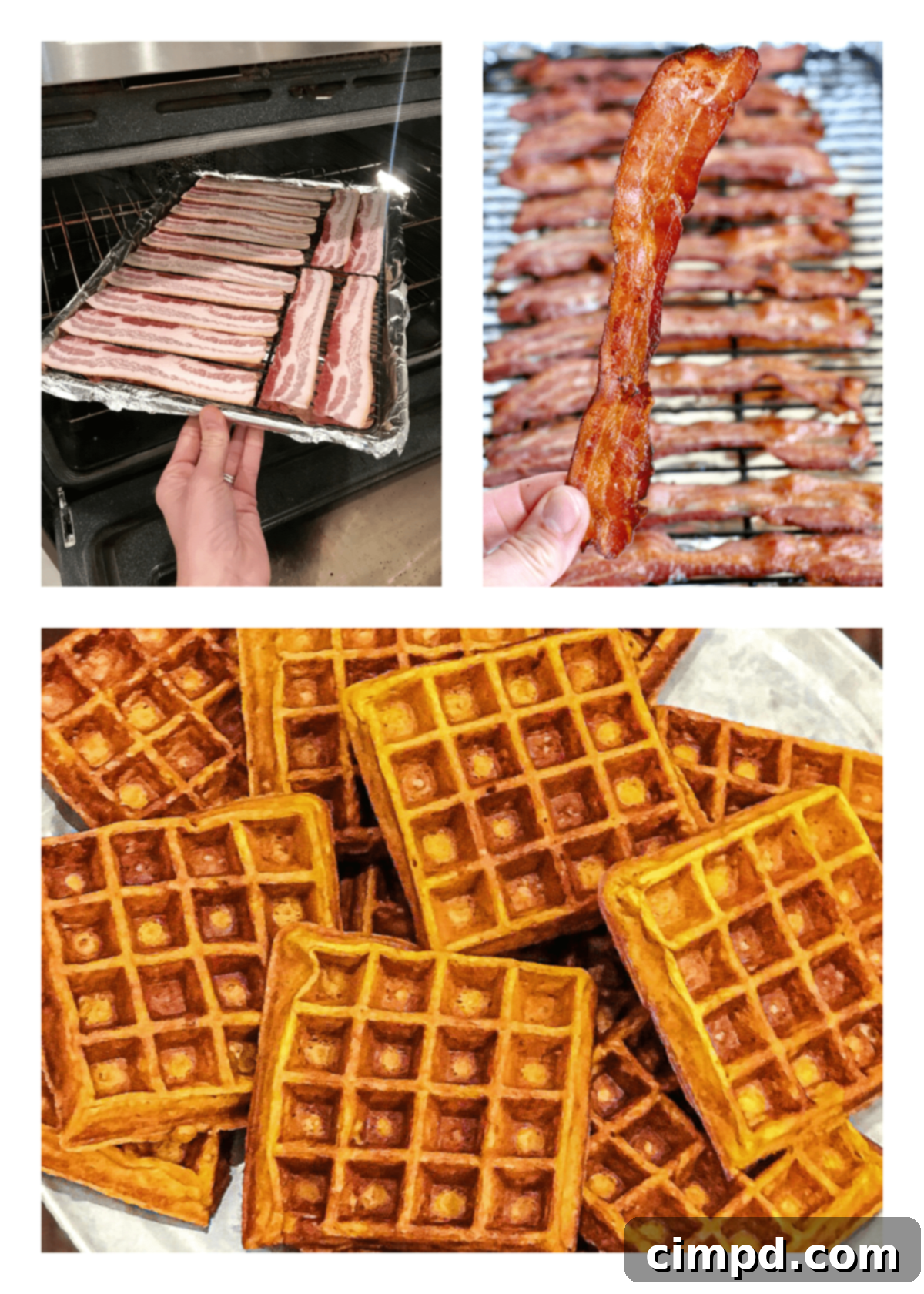 Pumpkin Waffle Board by The BakerMama