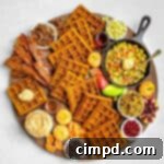 Pumpkin Waffle Board by The BakerMama