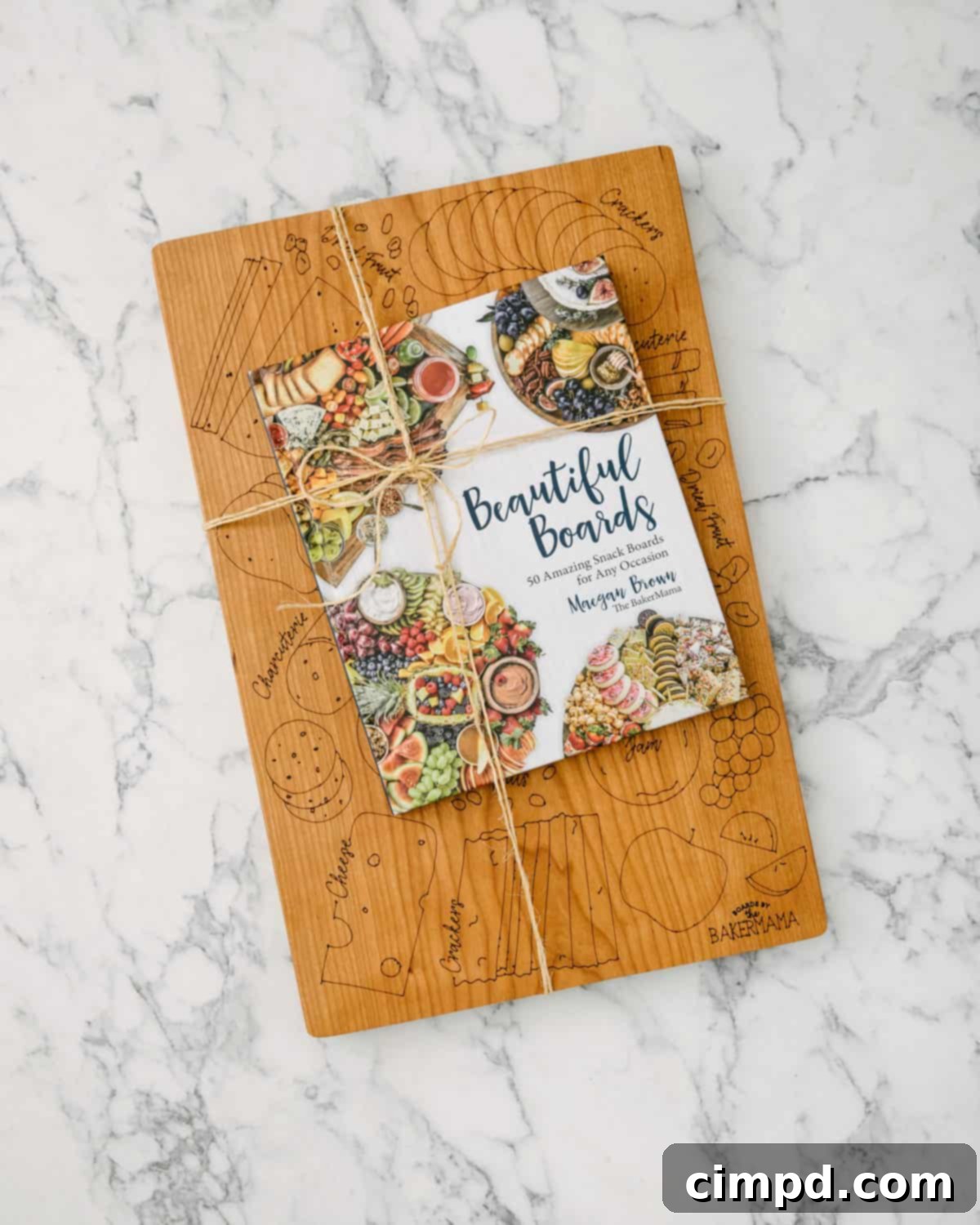 The Signature Board packaged as a beautiful gift, with ribbon and decorative elements.