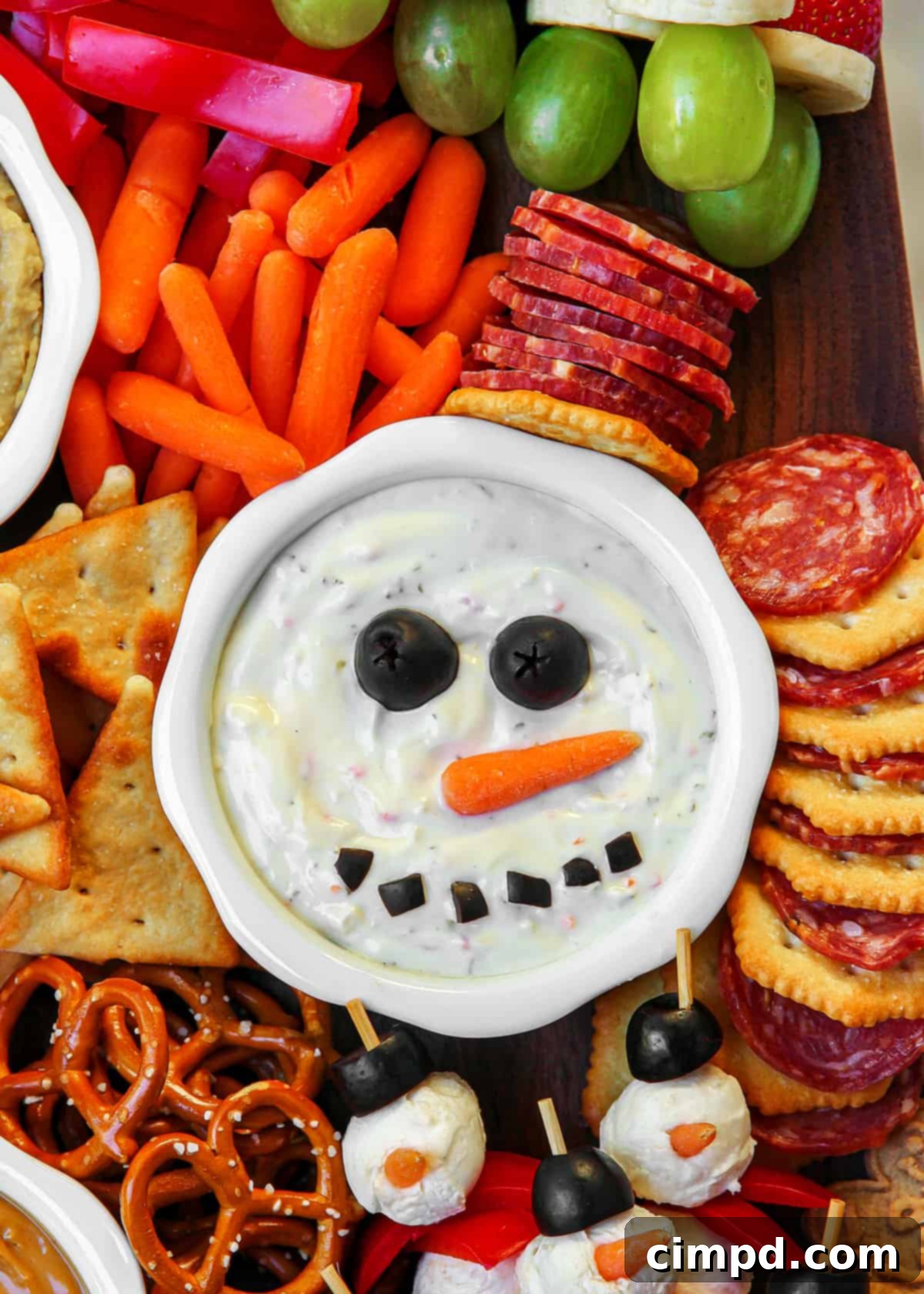 Holly Jolly Kid's Snack Board by The BakerMama