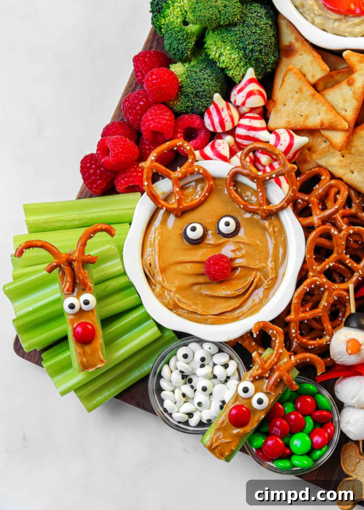 Holly Jolly Kid's Snack Board by The BakerMama