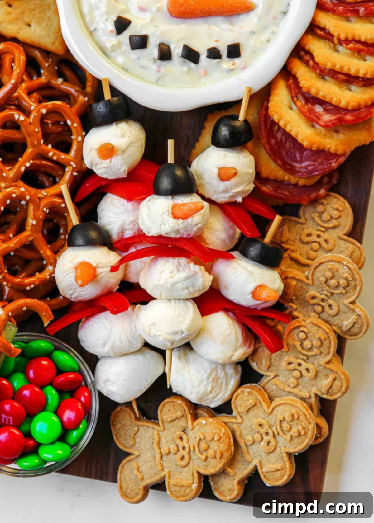 Holly Jolly Kid's Snack Board by The BakerMama