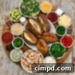 Build-Your-Own Baked Potato Board by The BakerMama