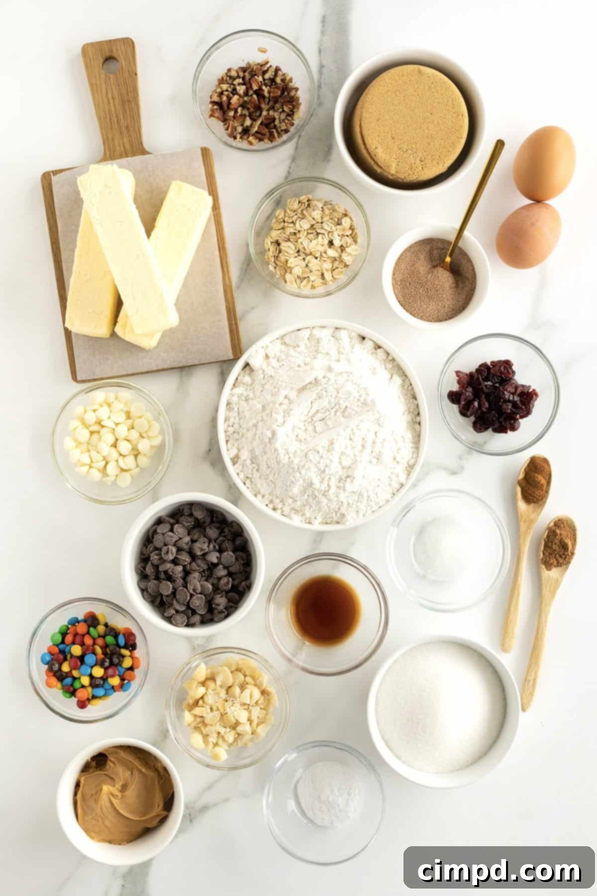 One Cookie Dough 7 Possible Flavors by The BakerMama