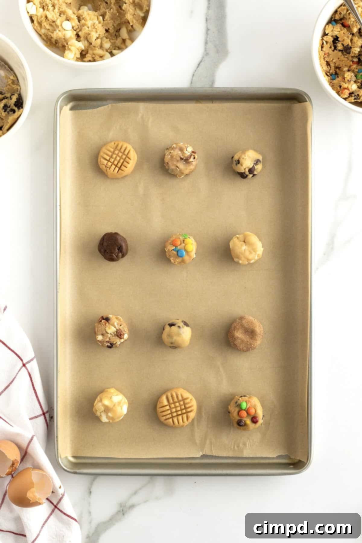 One Cookie Dough 7 Possible Flavors by The BakerMama