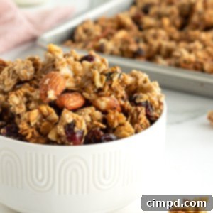 Chunky Homemade Granola by The BakerMama