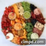 Eat the Rainbow Snack Board by The BakerMama