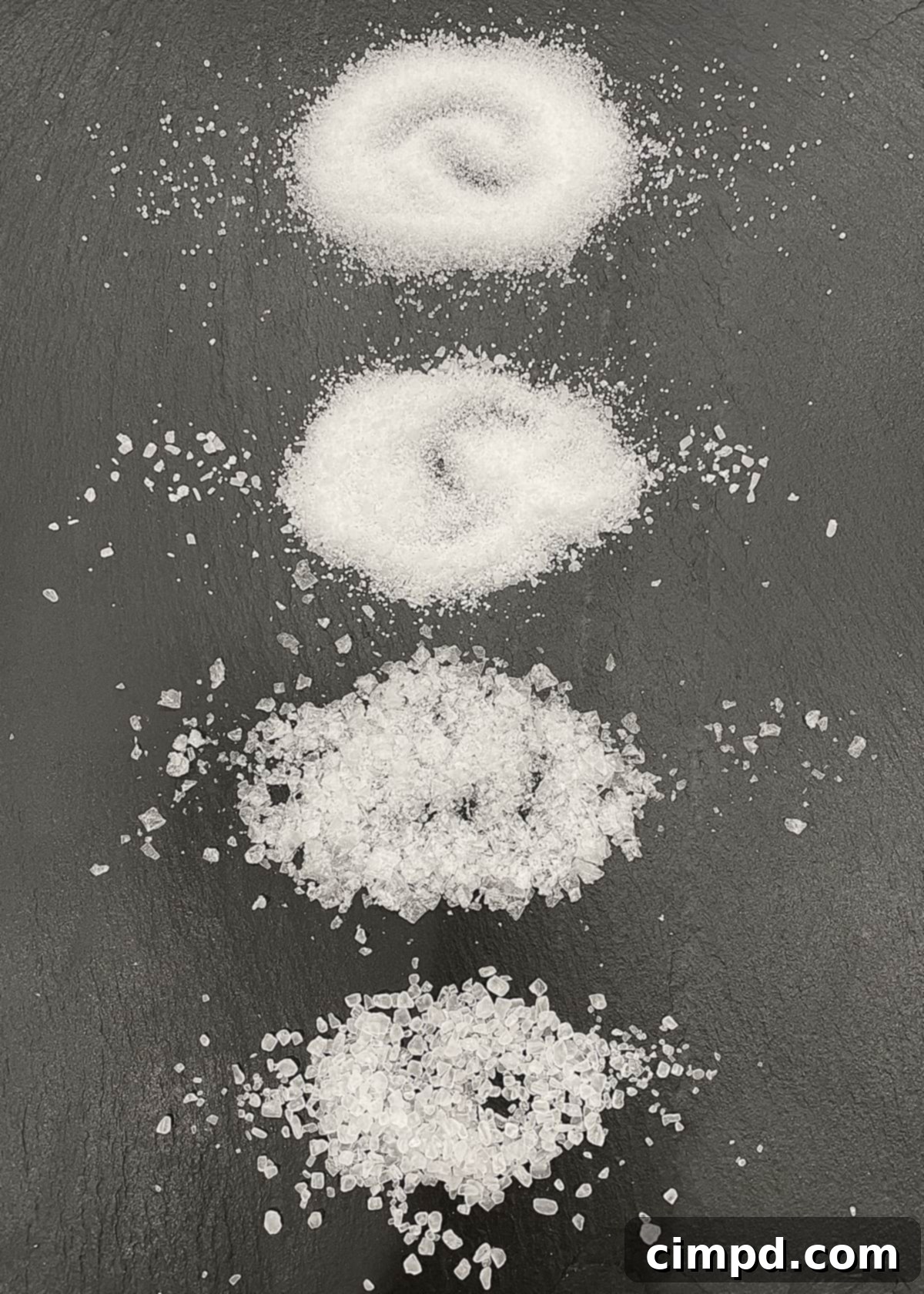 Kosher Salt vs table salt and sea salt