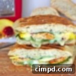 Chicken Pesto Peach Panini