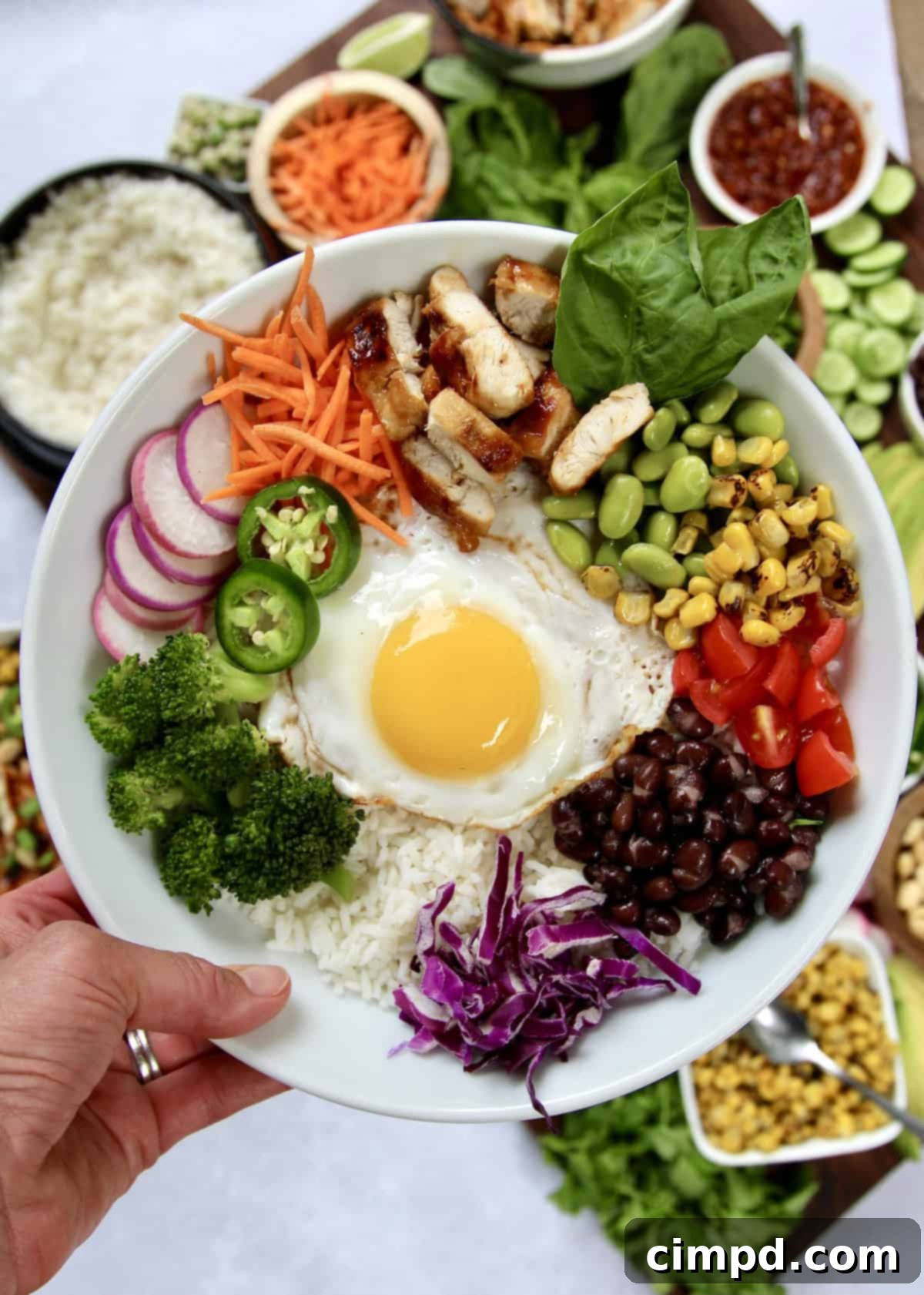 Custom Rice Bowl Bar 7 Build Your Own Rice Bowl Board by The BakerMama