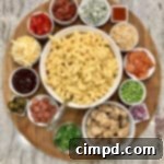 Macaroni and Cheese Charcuterie Board 7 Mac & Cheese Board by The BakerMama