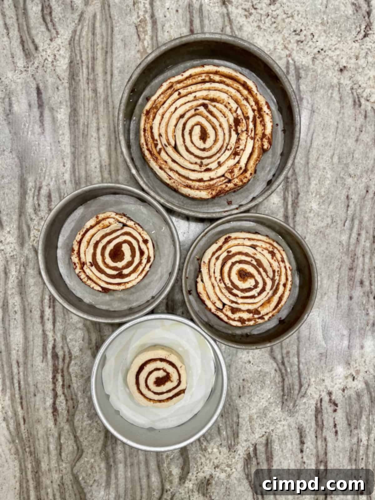 Cinnamon Roll Birthday Cake by The BakerMama