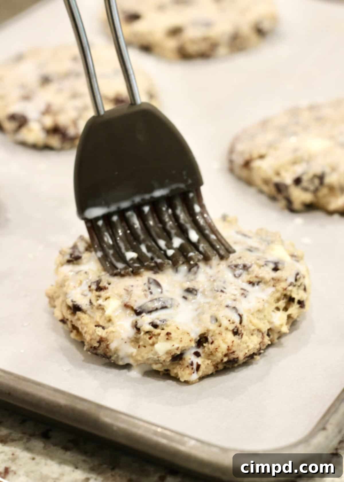 Chocolate Chunk Scones by The BakerMama