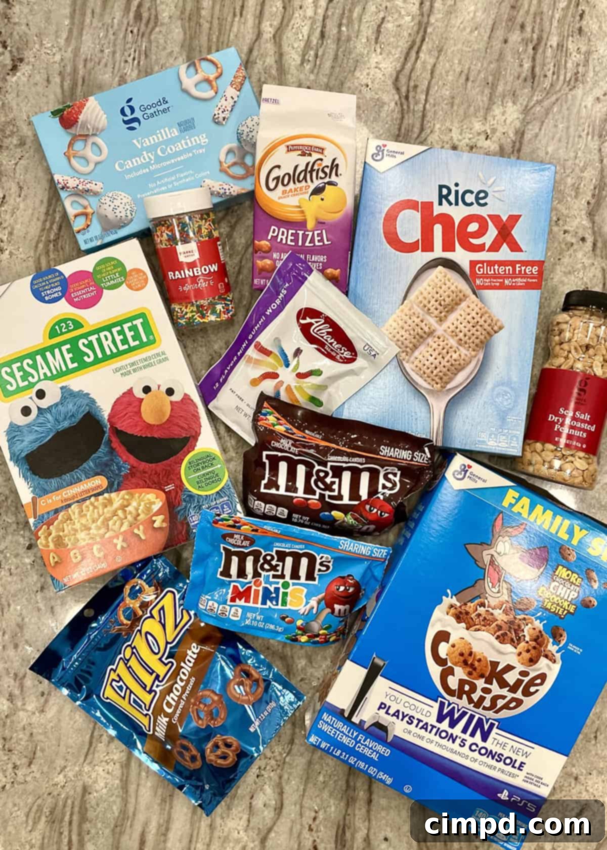 Teacher Appreciation Week Snack Mix in various gift packaging options