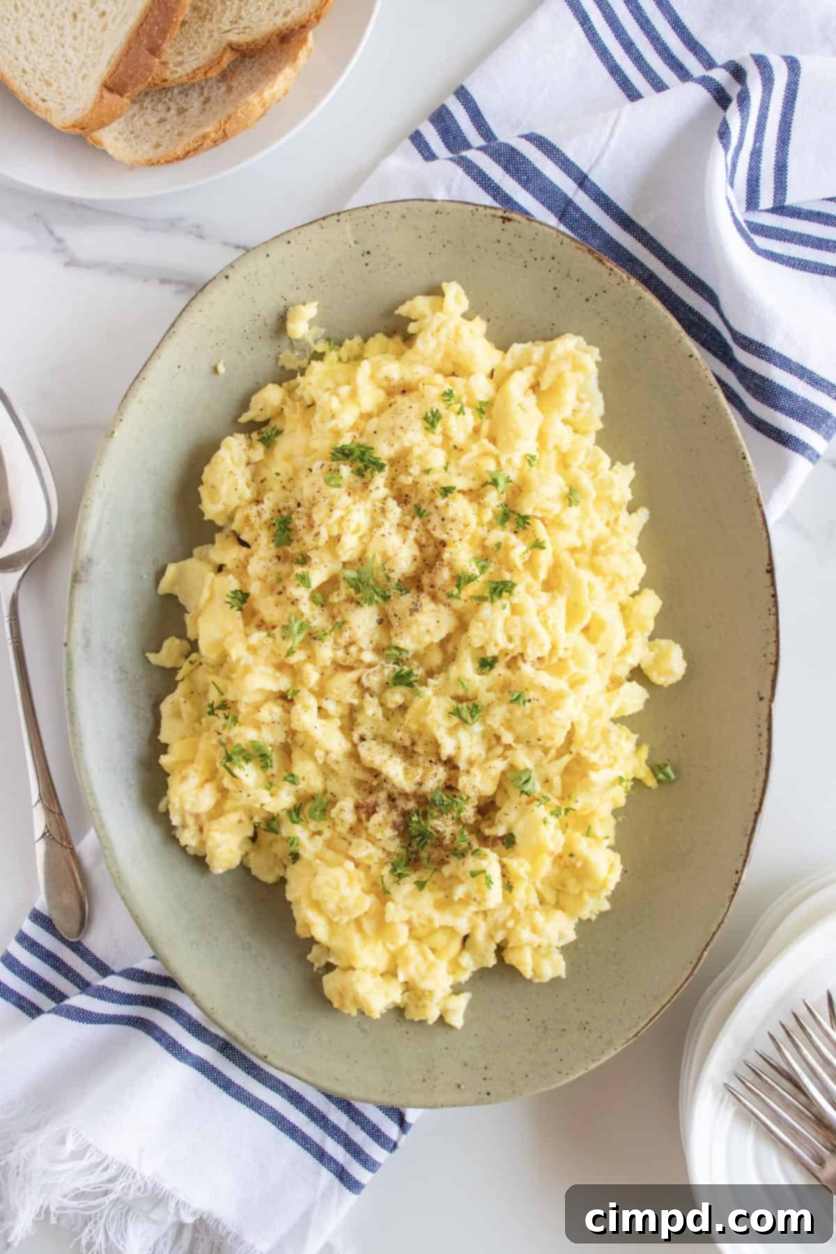 How to Soft Scramble Eggs by The BakerMama