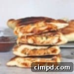 Grilled BBQ Chicken Calzones