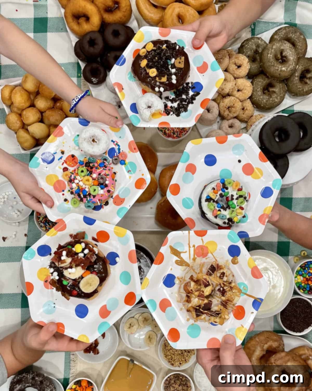 DIY Donut Decorating Bar 7 Decorate-Your-Own Donut Spread with many topping options