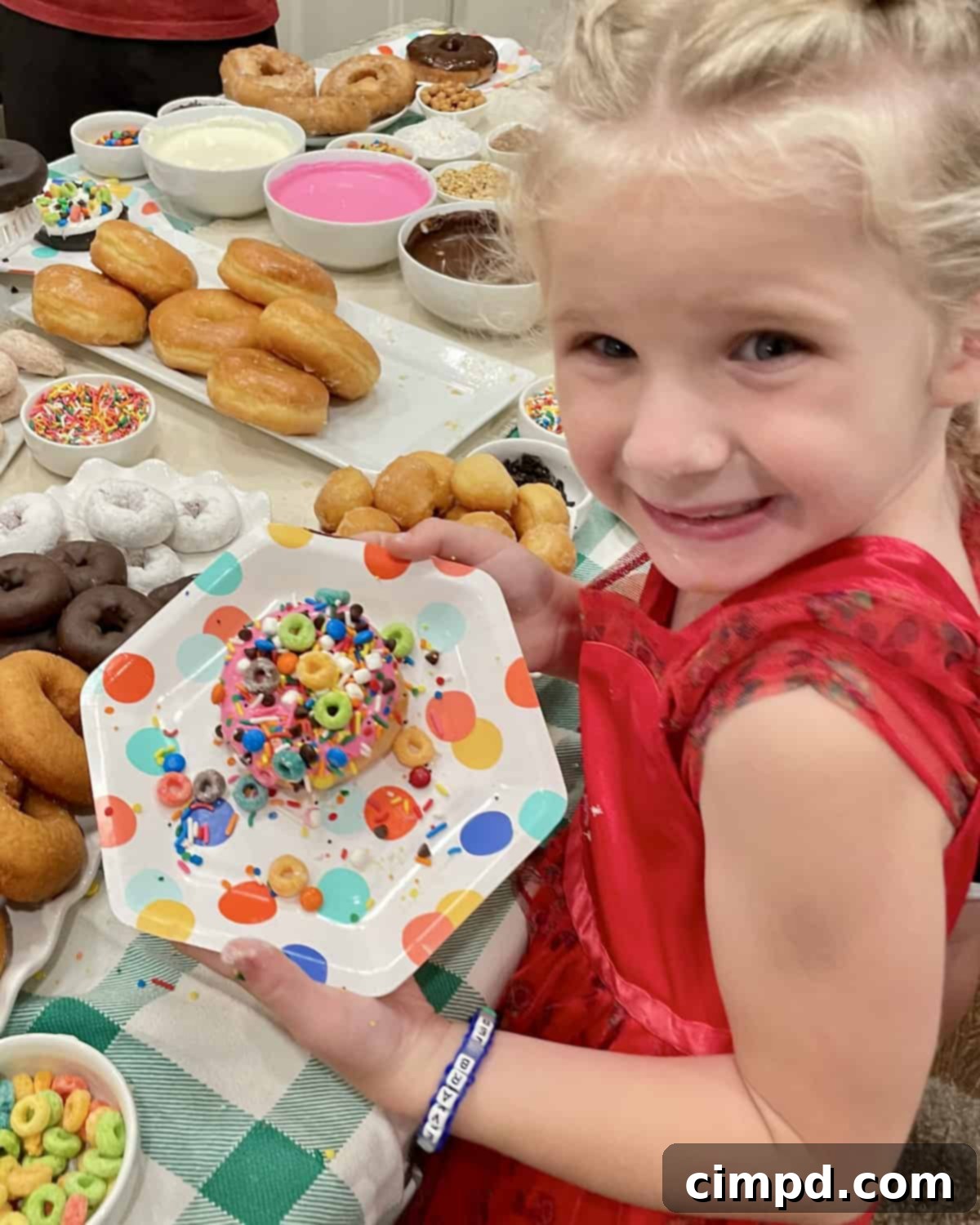 DIY Donut Decorating Bar 8 Decorate-Your-Own Donut Spread table ready for guests