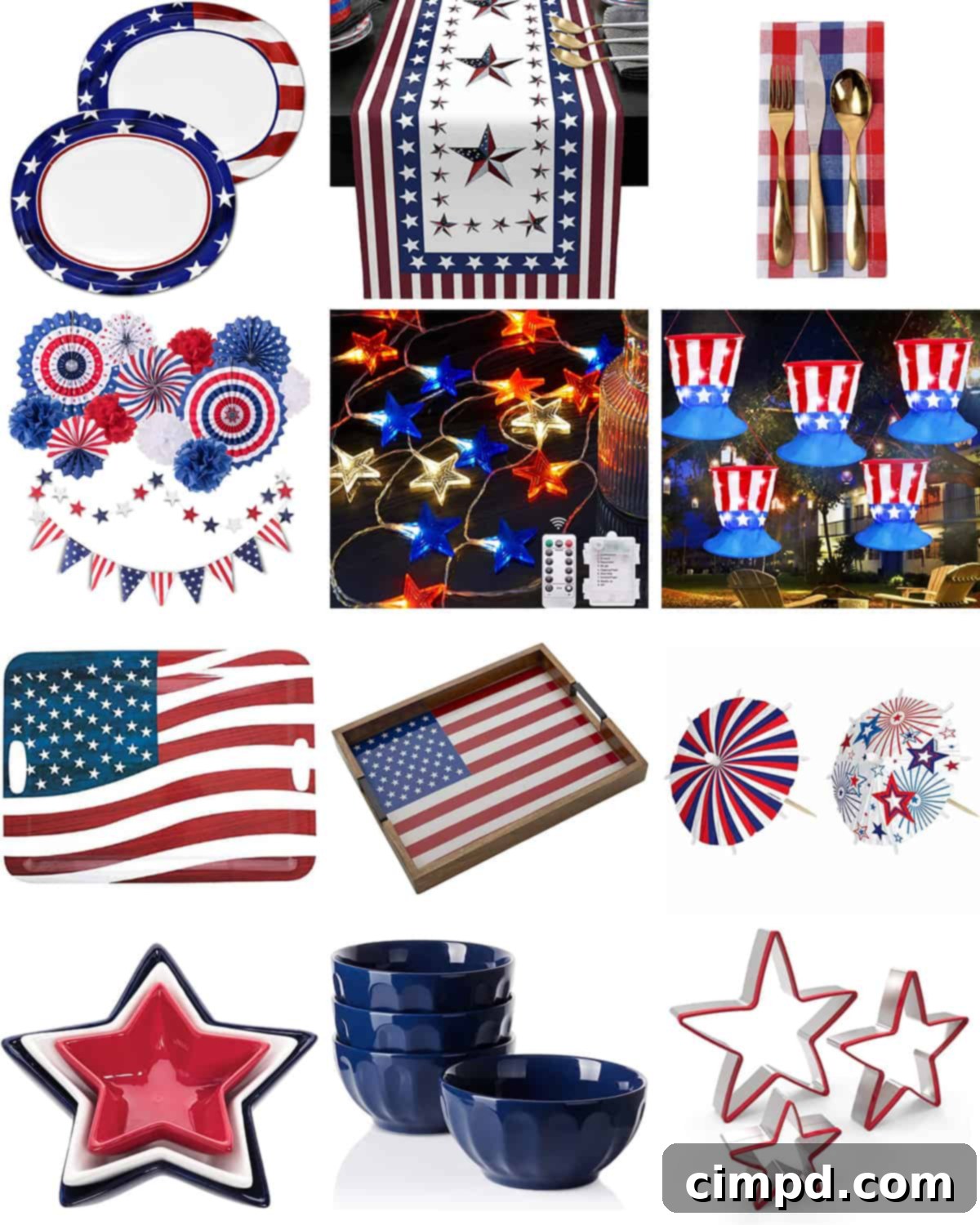 4th of July Gathering Guide Scene Decorations